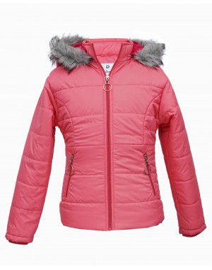 Girls Winter  Jacket Quilted  Pink